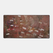 Empreintes, un abstrait d'impression de gel (Recto)