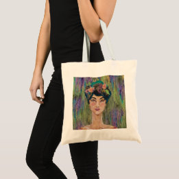 Empress Amethyst Asian Noblewoman Queen Tote Bag
