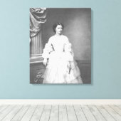 Empress Elisabeth of Austria – Hanfstaengl Canvas Afdruk (Insitu (Houten vloer))