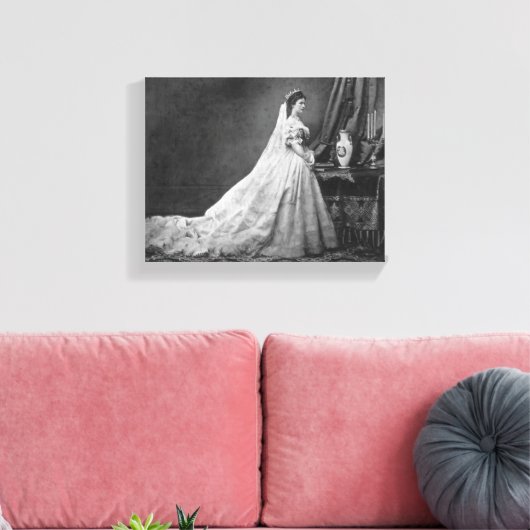 Empress Elisabeth of Austria Hungary Canvas Afdruk (Insitu (Woonkamer))