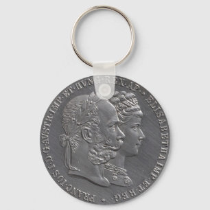 Empress Elisabeth van Austria Sissi Sisi Coin 1879 Sleutelhanger