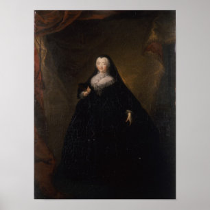 Empress Elizabeth in Black Domino, 1748 Poster