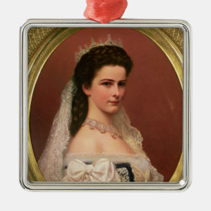 Empress Elizabeth of Bavaria in het Hongaars Metalen Ornament
