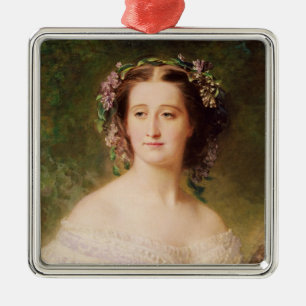 Empress Eugenie en haar Dames in Waiting Metalen Ornament