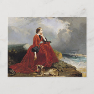 Empress Eugenie op Biarritz, 1858 Briefkaart