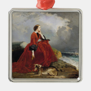 Empress Eugenie op Biarritz, 1858 Metalen Ornament