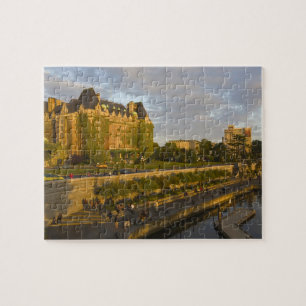 Empress Hotel en Inner Harbor waterfront Legpuzzel