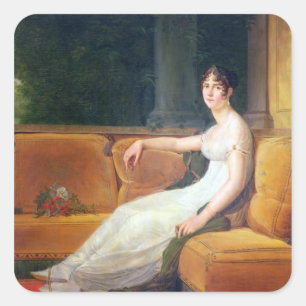 Empress Josephine at Malmaison, c.1801 Vierkante Sticker