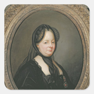 Empress Maria Theresa van Oostenrijk Vierkante Sticker