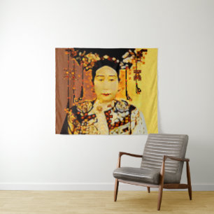 Empress of China art Wandkleed