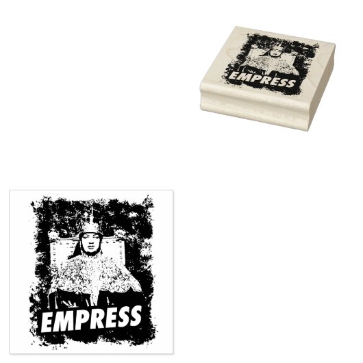 Empress of Ethiopia - Royal - Jah Rastafari Stamp Rubberstempel (Gestempeld)