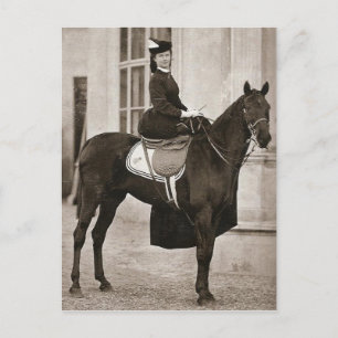 Empress Sissi of Austria riding horse #024SS Briefkaart