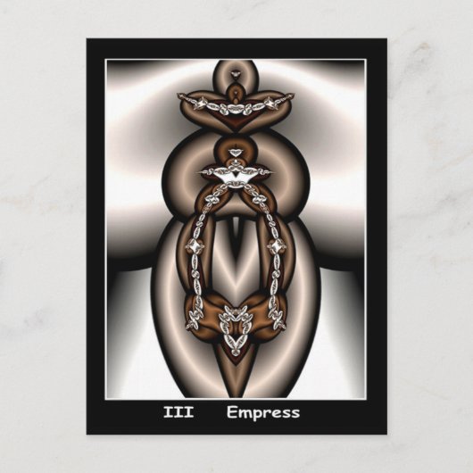 Empress Tarot Card Briefkaart (Voorkant)