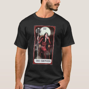 Empress Tarot Deck Kaart Gothic Halloween Mannen W T-shirt