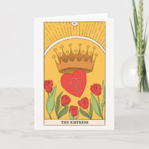 Empress tarotkaart majoor Arcana feminne energy Feestdagen Kaart