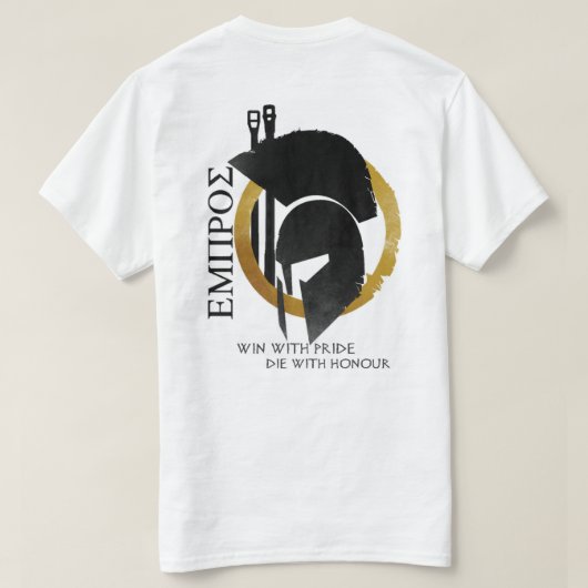 Empros-Shirt met Logo T-shirt (Design achterkant)