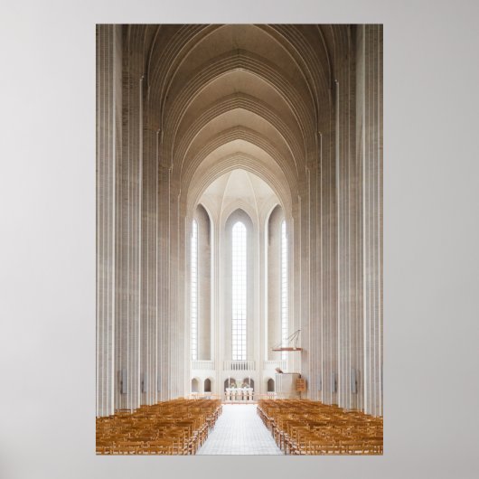 EMPTY CATHEDRAL INTERIOR POSTER (Voorkant)