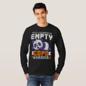 Empty COPD Warrior Awareness Support Month Orange  T-shirt (Voorkant volledig)