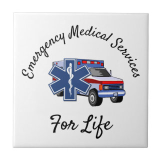 EMS Ambulance For Life    Tegeltje