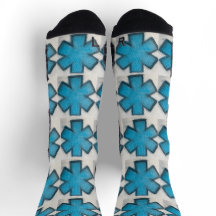 EMS Blue "Star of Life" Ems sokken