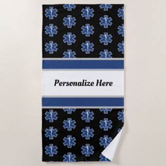 EMS Emergency    LogoBeach Towel Strandlaken