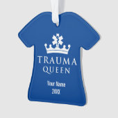 EMS EMT Paramedic Trauma Queen Ornament (voorkant)