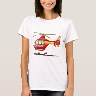 EMS EMT Rescue Medical Helikopter Ambulance T-shirt