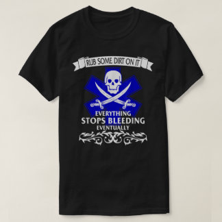 Ems Emt Rub sommige vuile stoppen bloedingen media T-shirt
