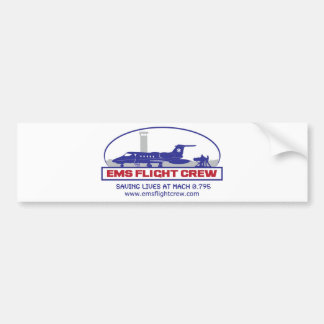 EMS Flight Crew Jet Bumpersticker