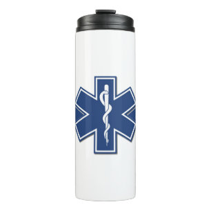 EMS-Logo voor noodgevallen    Thermosbeker