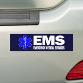 EMS - Medische nooddiensten Bumpersticker (Op auto)