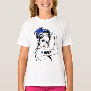 EMS Noodhulp EMT Rosie De Riveter T-shirt