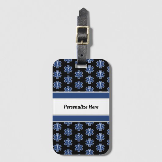 EMS Noodtoestand Logo     Bagagelabel (Voorkant (verticaal))