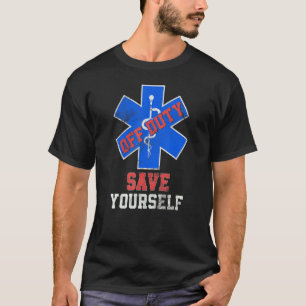 EMS-outfit voor EMT's uit dienst, bespaart u zichz T-shirt