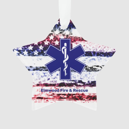 EMS Star Life Logo Ornament (voorkant)