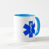 EMS Star of Life Mug (Devant droit)