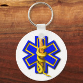 EMS Ster van het Levensbadge Sleutelhanger (Voorkant)