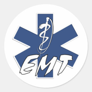 EMT Actieve Levensster Ronde Sticker