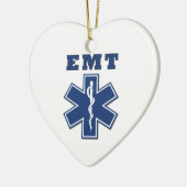 EMT BLAUWE LEVENSSTAR KERAMISCH ORNAMENT (Links)