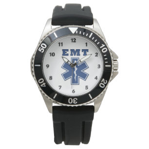 EMT Blue Star of Life Horloge