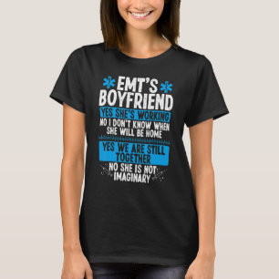 EMT Boyfriend Paramedic Relatie Healthcare T T-shirt