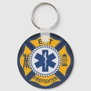 EMT-brandweerman Sleutelhanger