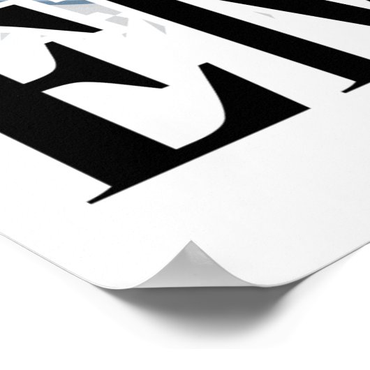 EMT Caduceus Blue Poster (Hoek)