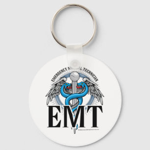 EMT Caduceus Blue Sleutelhanger