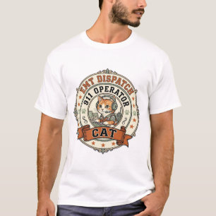 EMT-dispatch 911-operator Cat EMT-dispatch 911-Ope T-shirt