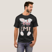 EMT Easter Nurse Floral Bunny T-shirt (Voorkant volledig)