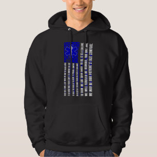 EMT- eed cadeau voor paramedicus en eerstehulpverl Hoodie