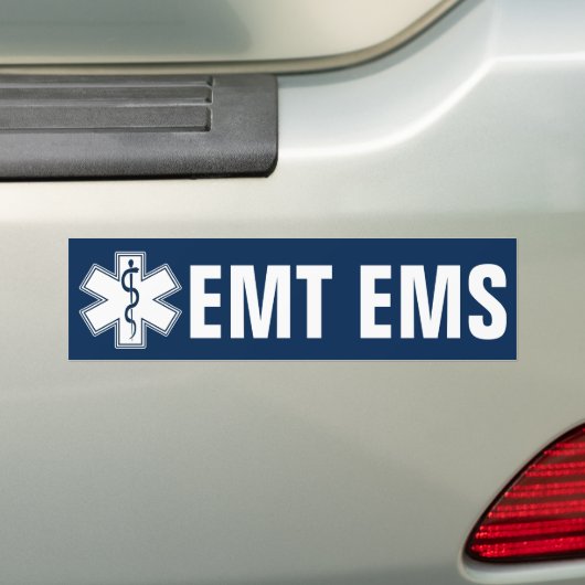 EMT EMS BUMPERSTICKER (Op auto)