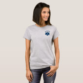 EMT EMS Paramedic Blue T-shirt (Voorkant volledig)