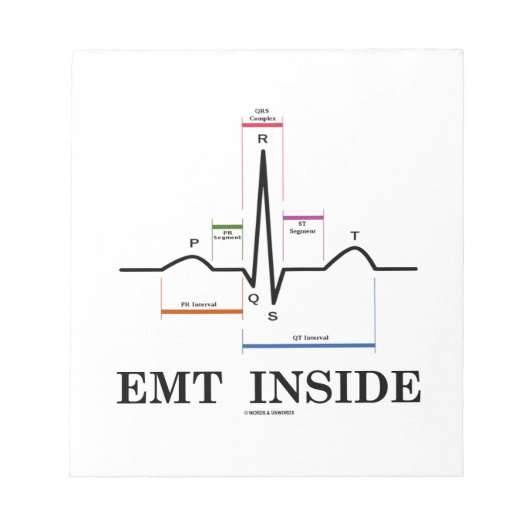 EMT Inside (Sinus Rhythm-elektrocardiogram) Notitieblok (Voorkant)